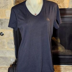 ADIDAS WOMEN'S V-NECK ULTIMATE 2.0 SHORT SLEEVES SIZE MEDIUM